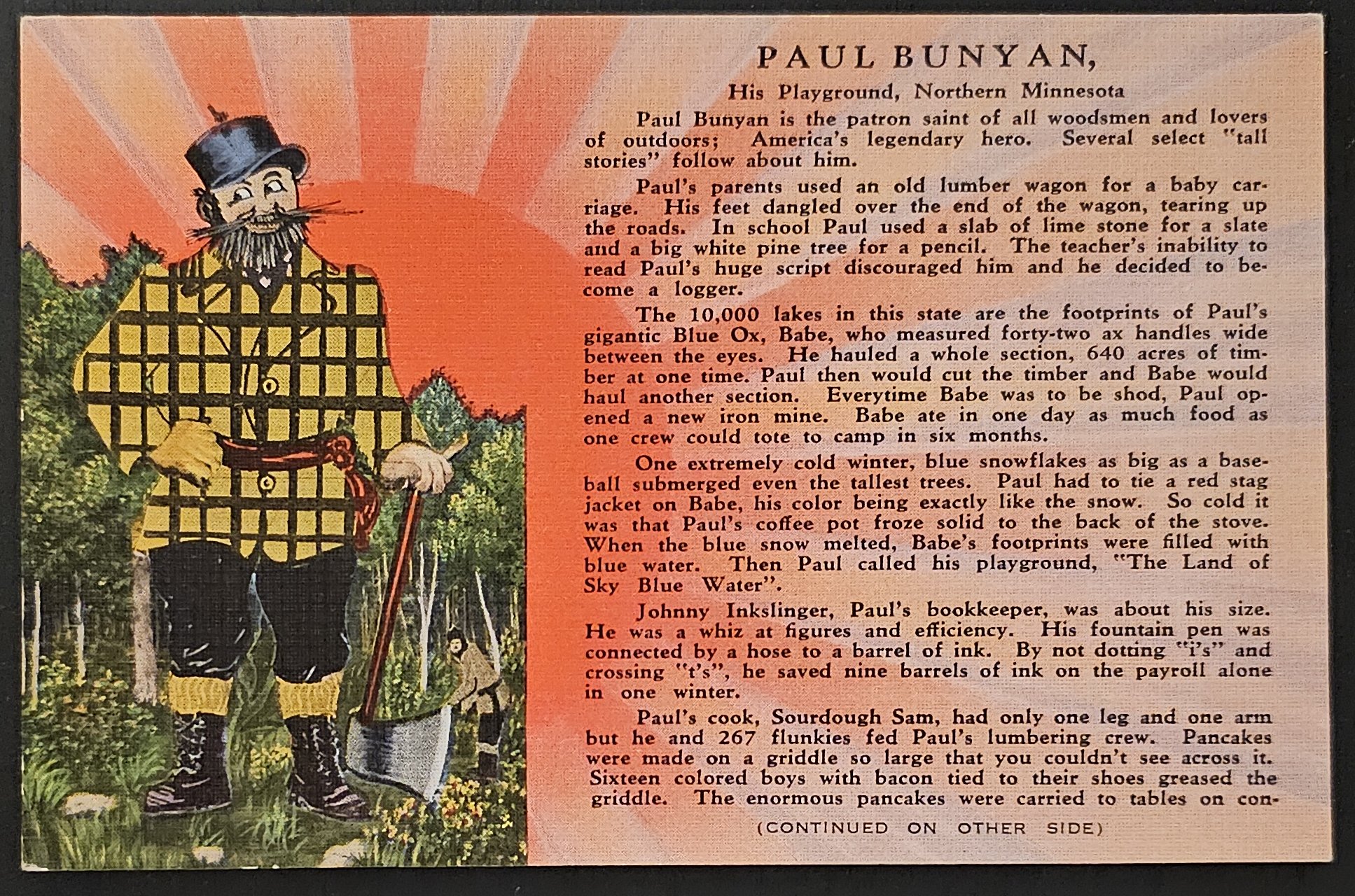 (image for) postcard USA - MN - Minnesota #0006